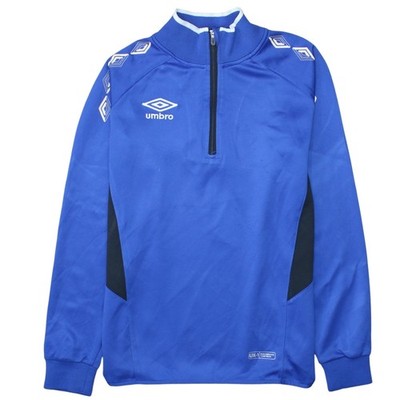 Umbro Herren Sweatshirt blau 1/4 Zip Performance M