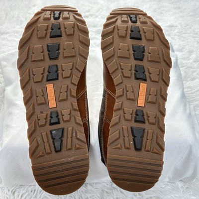 L.L. Bean Mens 8 Brown Leather & Nylon Trail Sneakers Hiking  display picture 3