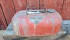 VINTAGE PHIL RITE GAS CAN SPORTSMAN No. 25 ( CLEAN INSIDE ) SOLD AS IS