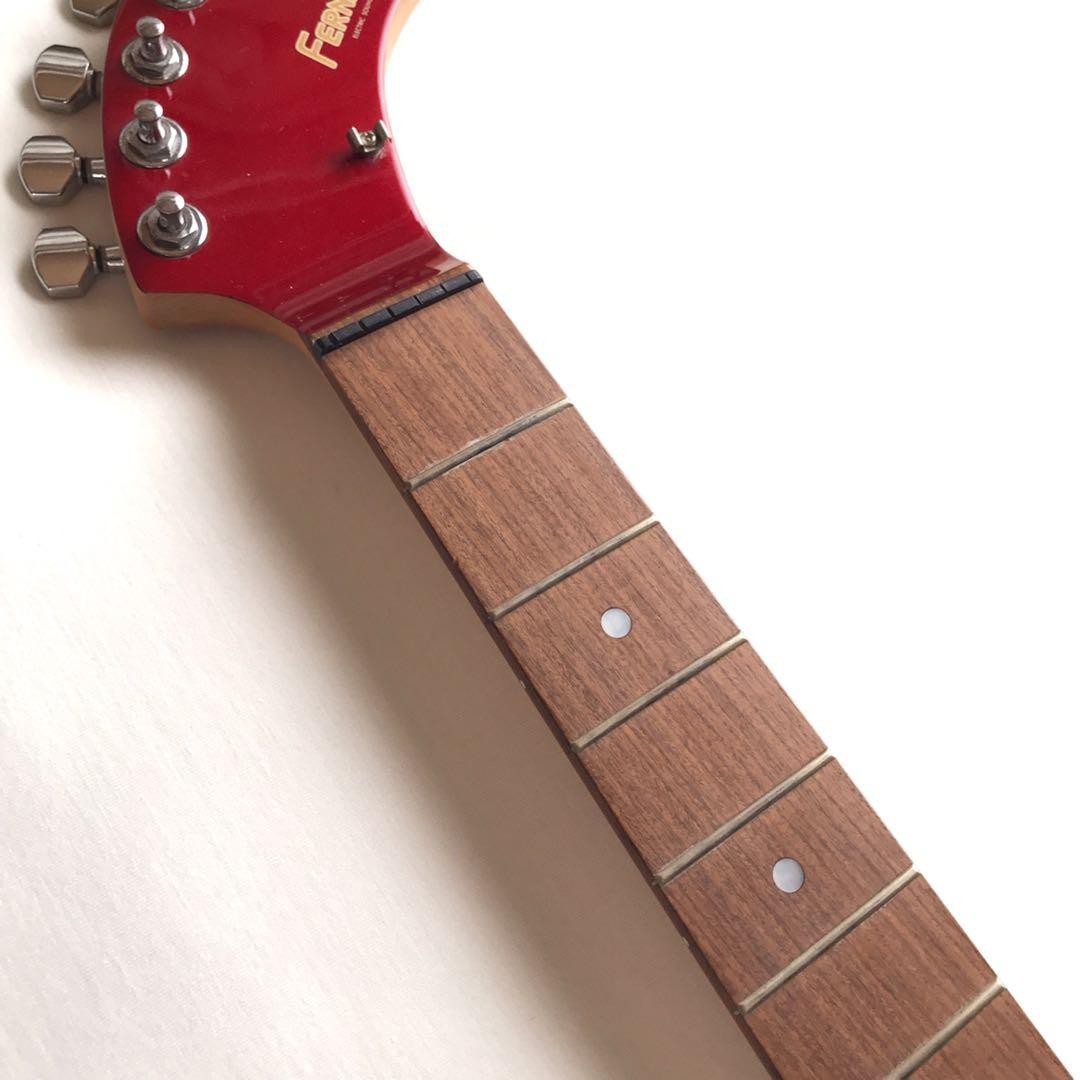 Fernandes ZO-3 Electric Guitar Metal Red Neck Pegs Used, Fully