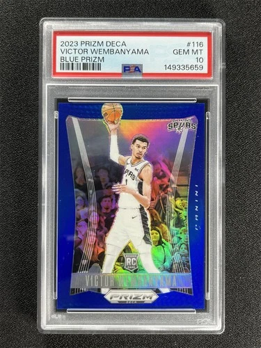 Victor Wembanyama 2023 Panini Prizm Victor Wembanyama #116 Blue