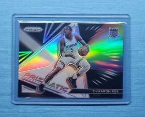 2021-22 Panini Prizm DeAaron Fox Prizmatic Silver Holo