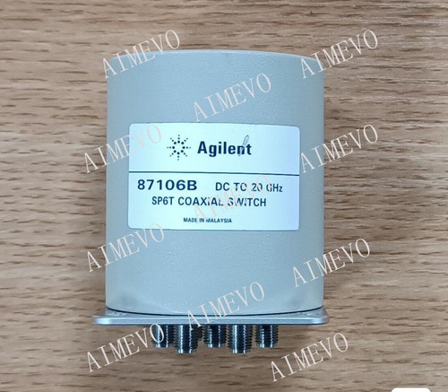 Interruptor coaxial hp/keysight/Agilent 87106B DC-20GHz 24V SMA RF SP6T - Imagen 1 de 3