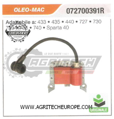 072700391R Electronic Coil Central Unit Brush Cutter Oleo-Mac Sparta 40