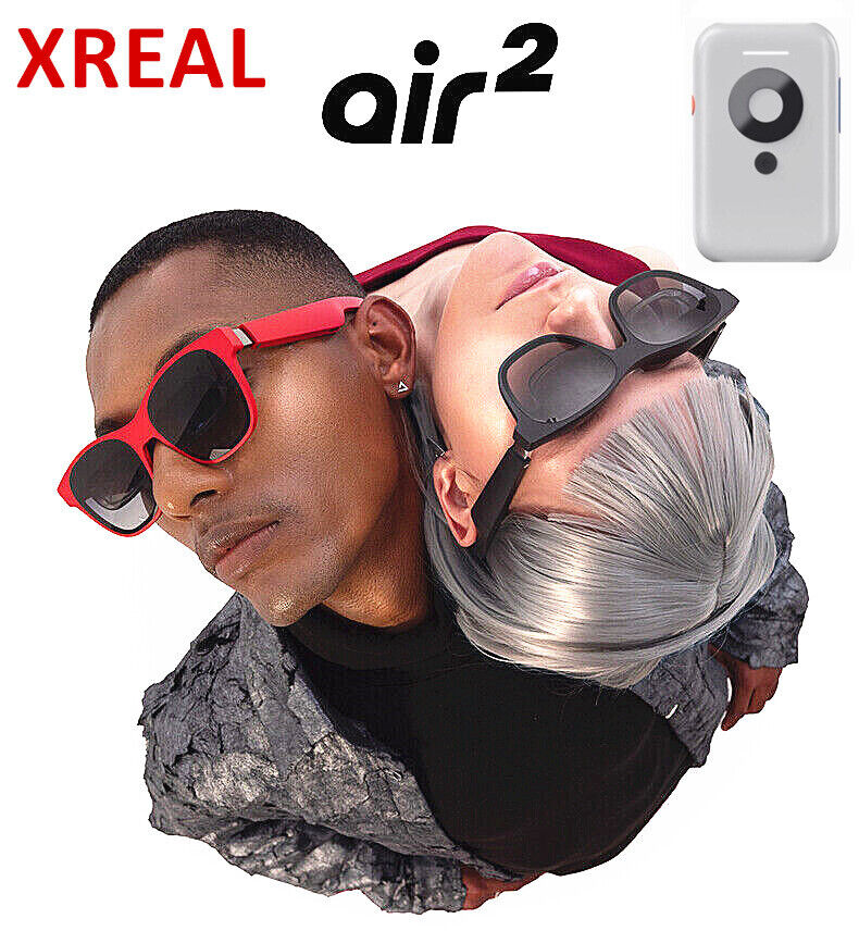 Xreal Air 2 AR Glasses With Xreal Beam Smart Terminal 330 Giant