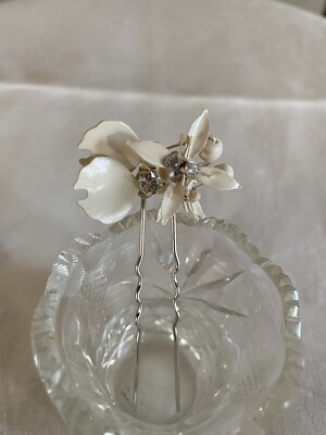 Paris by Debra Moreland Beautiful 3D Enamel Flowers Hairpins  display picture 1