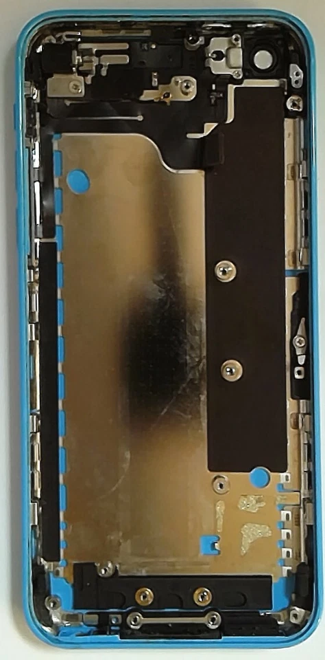 Antena WiFi motor vibrador carcaça traseira fabricante de equipamento original - iPhone 5C - A1532/A1456 - Imagem 2 de 3