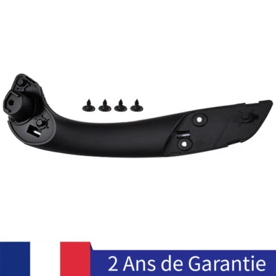 POIGNÉE DE PORTE INTÉRIEURE NOIR MAT AVANT GAUCHE POUR RENAULT MEGANE III - Photo 1/4