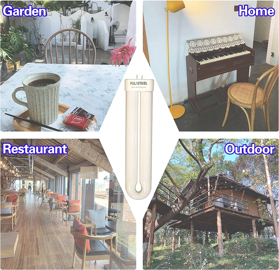 Professional Title: "High-Quality 15W Black Light Bulb Replacement for Flowtron - Image 4 of 4