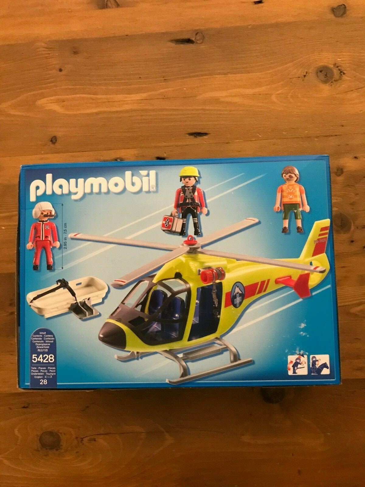 playmobil mountain rescue helicopter