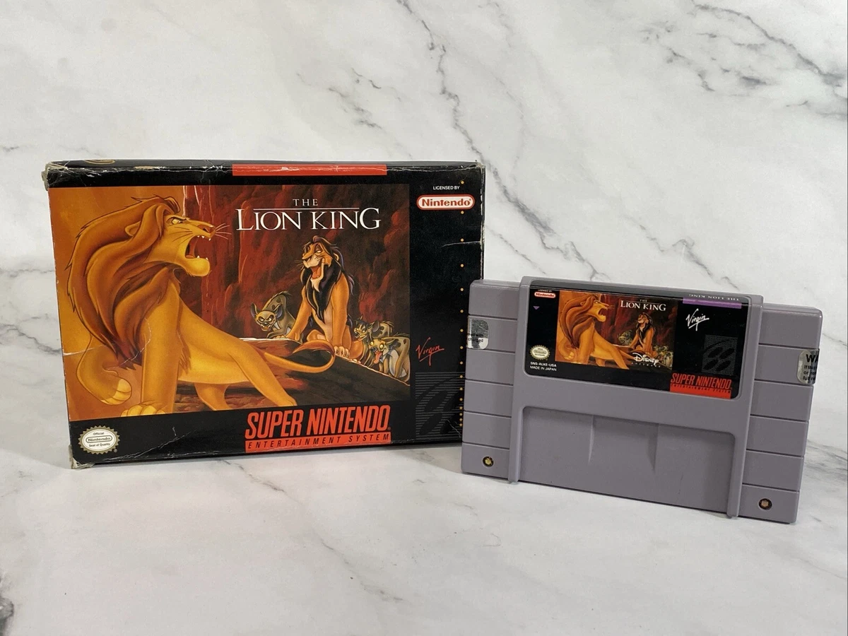 The Lion King Boxing Nintendo SNES Video Games for sale | eBay