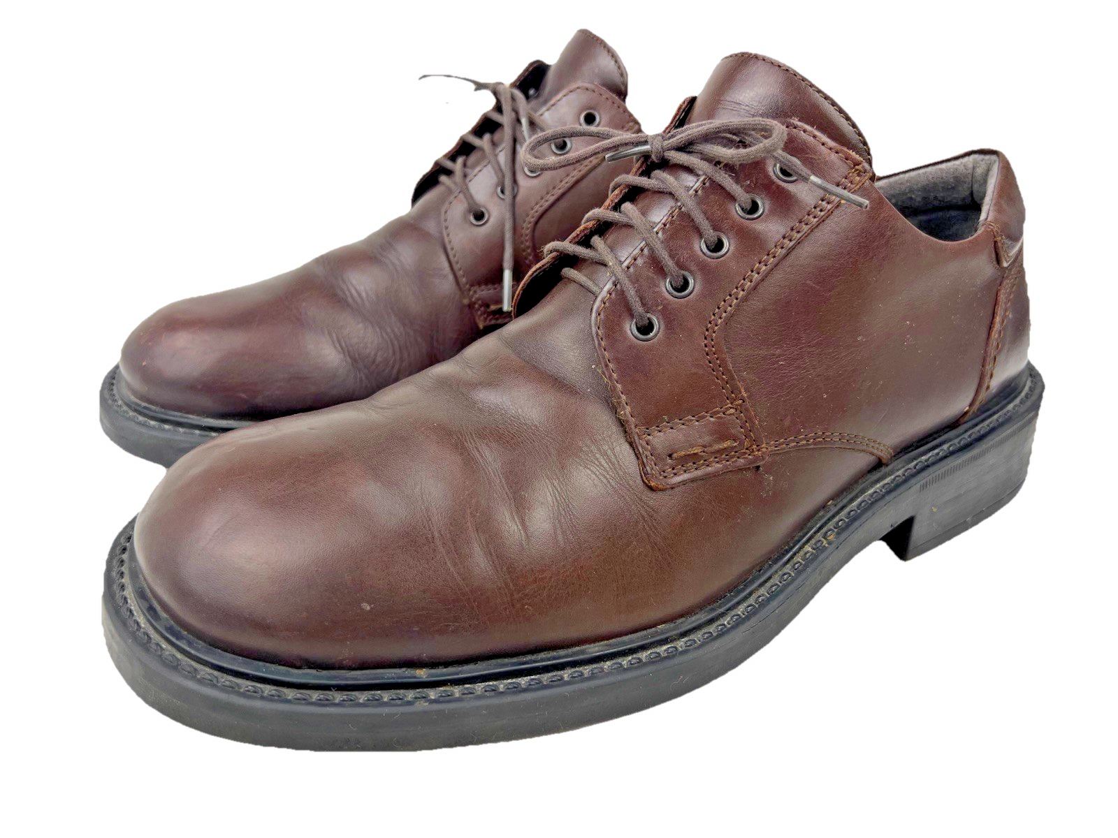SAOLA Scarpe eleganti Kenneth Cole Reaction Oxford in pelle marrone taglia 11 ITALIA
