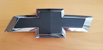 NEW Black Chrome Front Only Bowtie Emblem For 2016 - 2018 GM Silverado 1500
