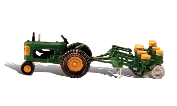 Woodland Scenics HO Scale Tractor and Planter AS5565