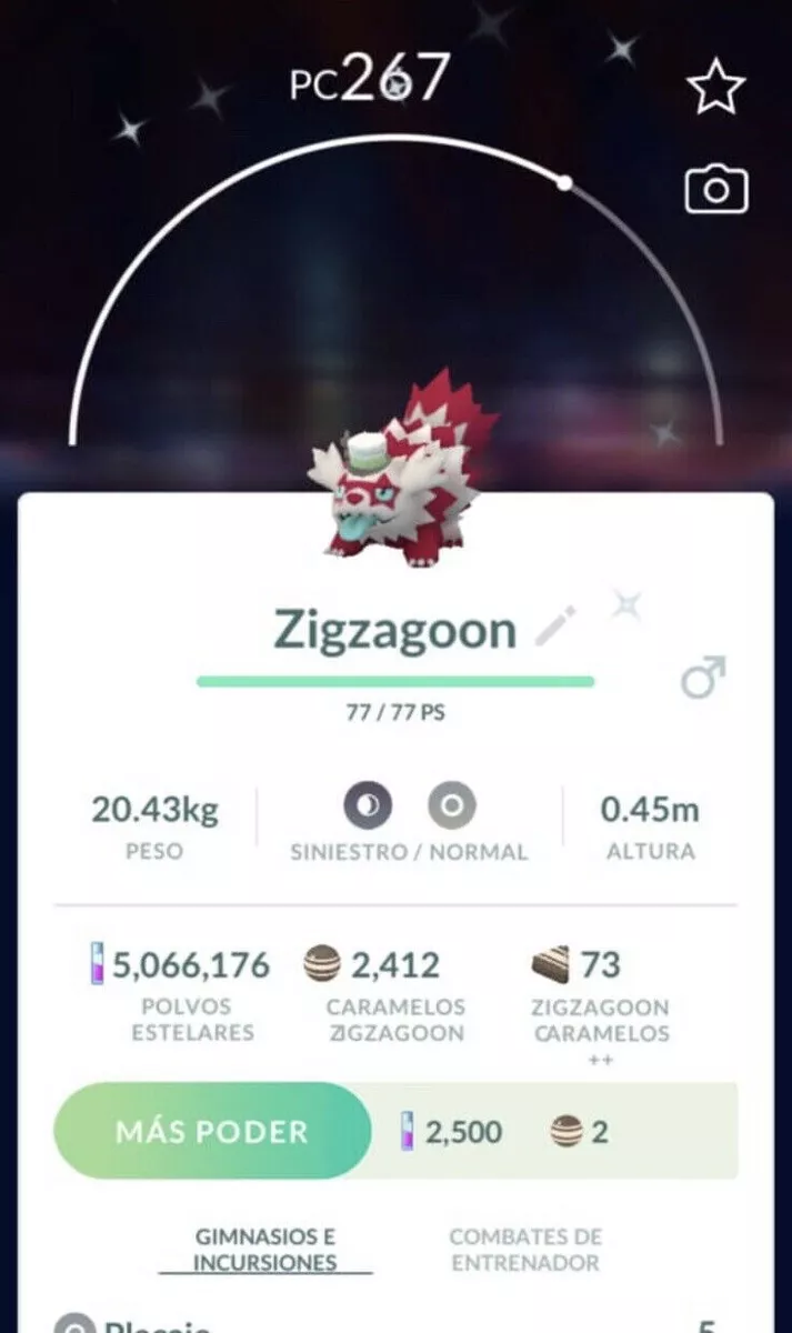 Pokemon Shiny Galarian Zigzagoon Meloetta inspired hat - Tra'de