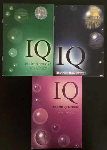 Islamic IQ Children Quiz Book - Kids 3 Book Set Paperback + Free Postage