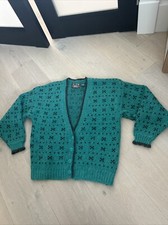 VNTG 80's 90s PARIS SPORT CLUB UNIVERSAL SWEATHER SZ M GREEN