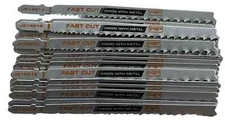 500pc F4P 5- 5/32" Jig Saw Blades 5-10x TPI~ in hard case ~ Similar to T345XF