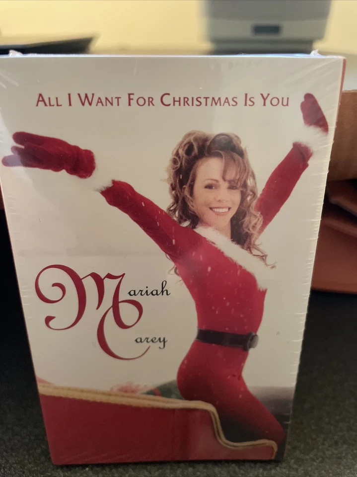MARIAH CAREY ALL I WANT FOR CHRISTMAS YOU LIMITED Green CASSETTE SINGLE RARE - Image 2 of 4