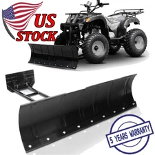 Snow Plow Kit 45inch Steel Blade Complete Universal Mount Package For ATV UTV