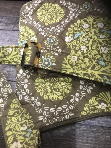 Vera Bradley Crossbody Hipster Bag Adjustable Strap Sitting in a Tree - Picture 5 of 6