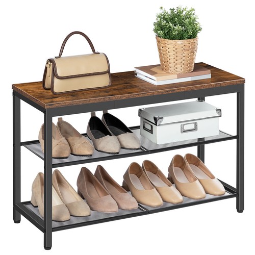 Banco de zapatos HOOBRO estante para zapatos con asiento estante para zapatos - Imagen 11 de 58