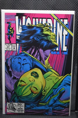 Wolverine #57 Direct Marvel 1992 Logan X-Men Silver Samurai Mariko 9.6
