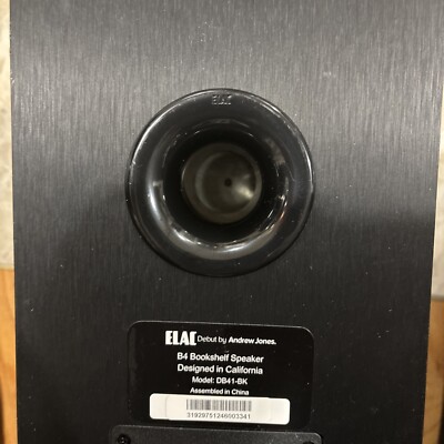 Elac Debut B4 Bookshelf Speakers Black Model DB41-BK Pair | eBay