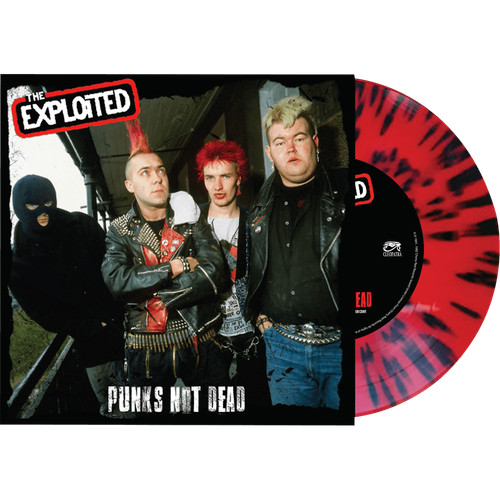 The Exploited - Punks Not Dead (Red Splatter 7" Vinyl)