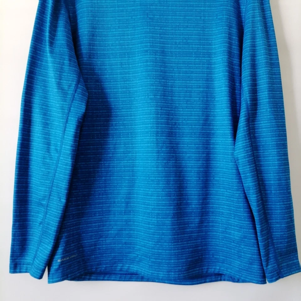 Base Layer 8 Mens Blue Long Sleeve Crew Neck Quick Dry Performance Tee Size L - Image 4 of 4