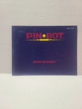 PINBOT PIN BOT Nintendo NES Original Instruction Manual