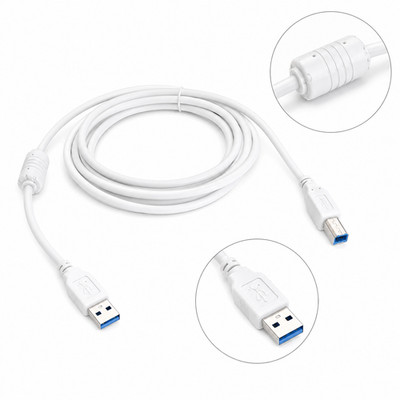 USB 2.0 A-B Lead Compatible With Canon PIXMA MG2550S 1.5m White
