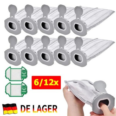 12+2 Pack VK7 Staubsaugerbeutel für Vorwerk Kobold VK7 FP7 Premium Filterbeutel