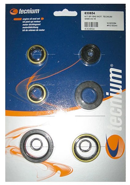 Tecnium Satz Motor-Simmerringe FüR KTM 85 SX BIG Wheels 19/16 2004-06-image