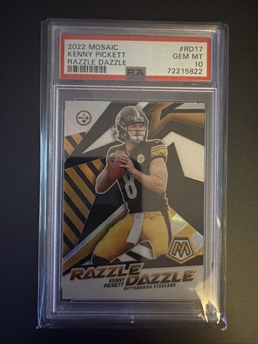 Kenny Pickett #RD-17 2022 Panini Mosaic Razzle Dazzle card