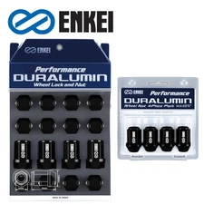 20pcs ENKEI Genuine Duralumin Wheel Lock Nut Set 19HEX 12x1.5 Black