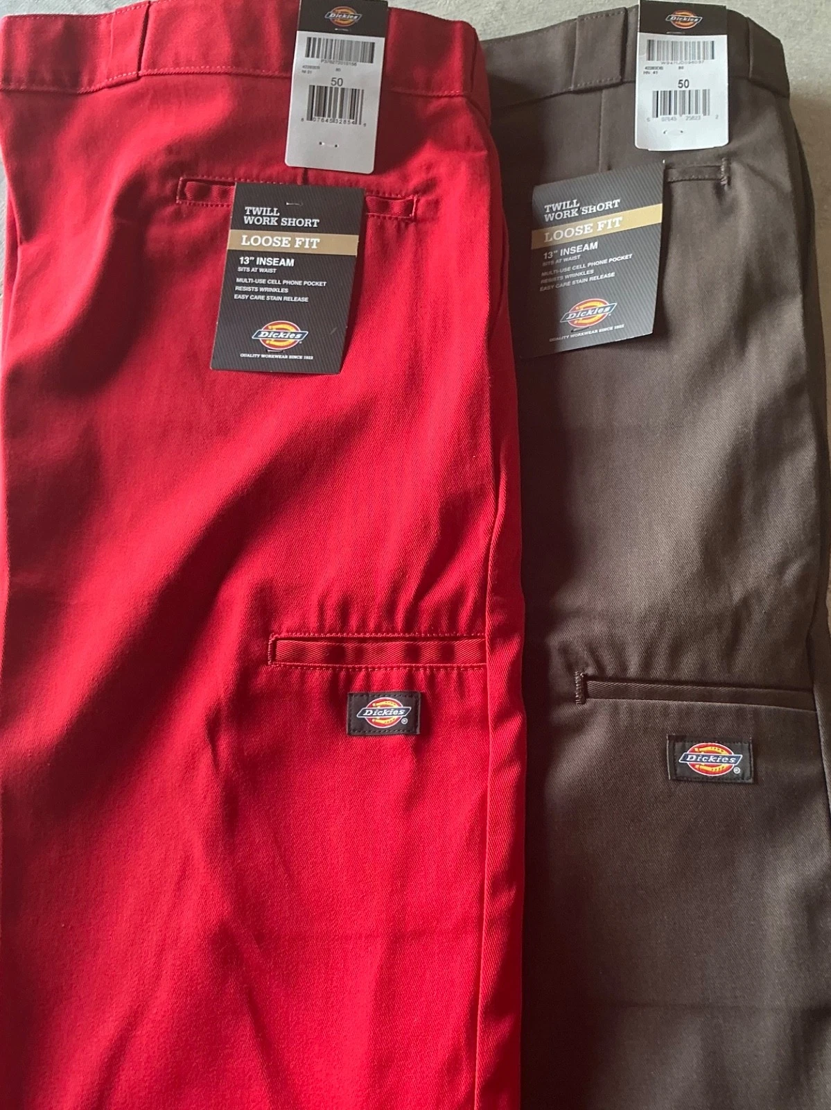 Dickies loose fit Mens shorts Red, Brown Size 50
Opens in a new window or tab