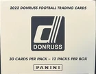 2022 Panini Donruss NFL Football Cello Value Box 12 Sealed Packs of 30 Cards