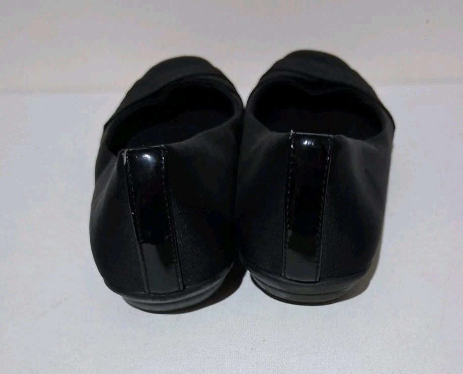 Mootsies Tootsies Danery Tela Negra Pisos Informales Moda Cómodos Sin Cordones Talla 8M Foto 4 de 4