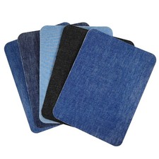20 Pcs Iron on Patches for Jeans 3.7 x 5 Inch 5 Colors Iron-on 5