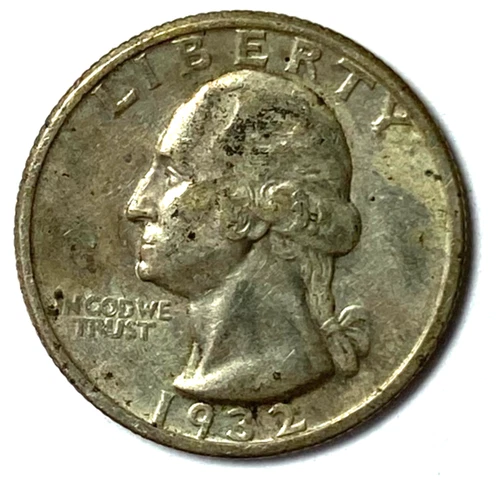1932 25c Washington Silver Quarter Dollar Philadelphia