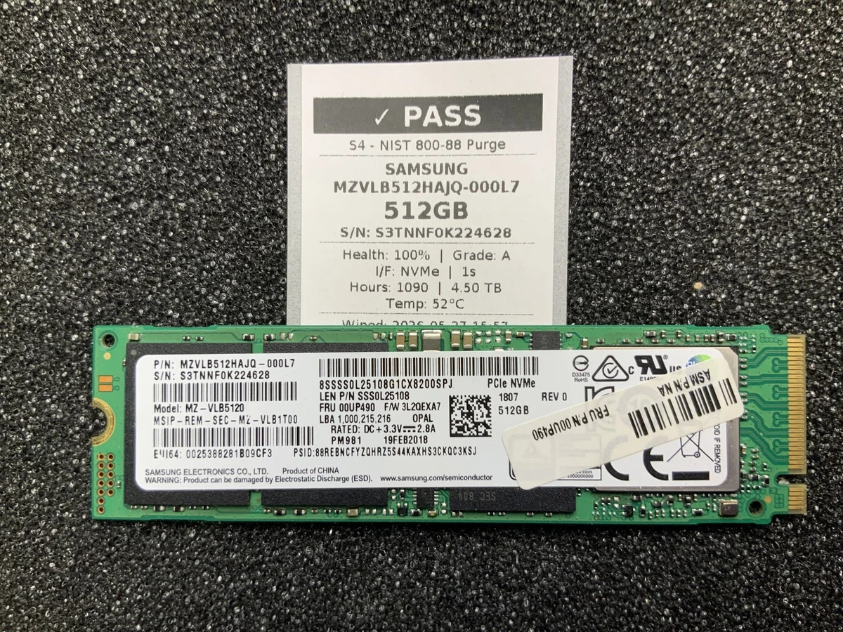 Samsung 512GB M.2 Solid State Drives for sale | eBay