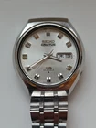 JDM Seiko vintage watch 6106-8680 with white sunburst dial and original strap