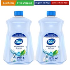 Dial Antibacterial Foaming Hand Soap Refill, Spring Water, 52 Fl Oz (Pack of 2) 0.61 per fl oz