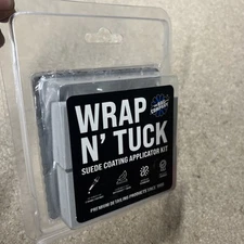 The Rag Company - WRAP N' TUCK SUEDE COATING APPLICATOR KIT Foam 4” Microfiber