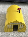 Marx Playsets Big Inch Pipeline Playset  tin litho yellow quonset hut