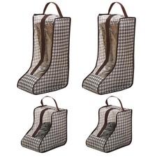 4 Pcs Boot Storage Bag, Portable Waterproof and Dustproof Boot Bags for Cowbo...