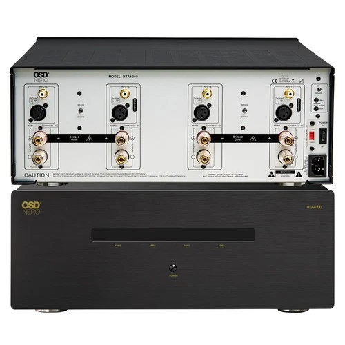 OSD Nero HTA4200 Multi Channel 4X 140W/Ch Home Theater Amplifier, Bridgeable
