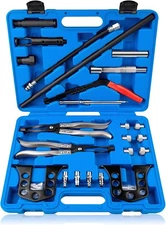 Valve Spring Compressor and Valve Guide Removal Tool Set - Universal OHV/OHC Eng