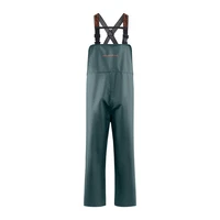 Grundens Men's Shoreman 500 Waterproof Fishing Bib Pants Green